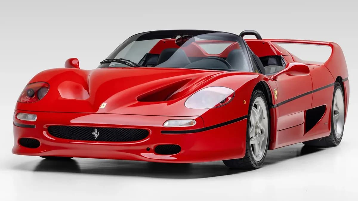 1997 Ferrari F50 with Just 106 Miles Expected to Fetch Over $20 Million at Auction