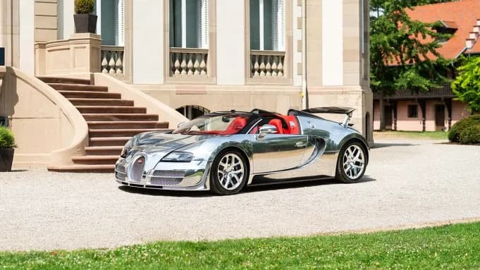 布加迪恢复独一无二的镜面Veyron Grand Sport Vitesse