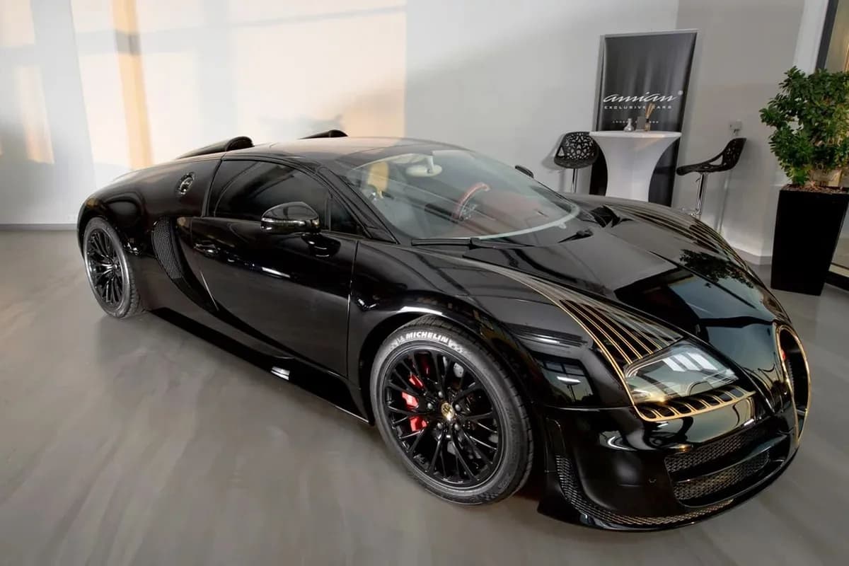 Rare Bugatti Veyron 'Black Bess' for Sale in Germany