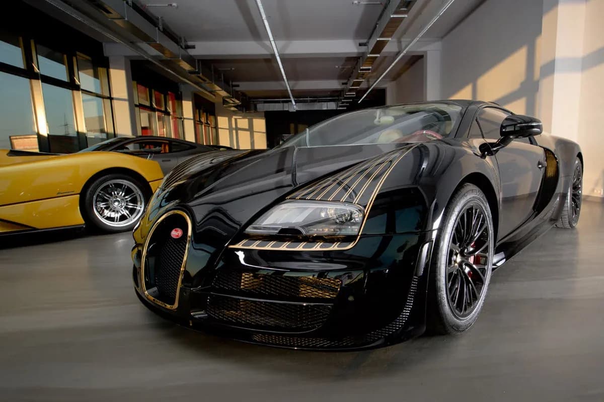 Rare Bugatti Veyron Black Bess Edition Listed with Low Mileage