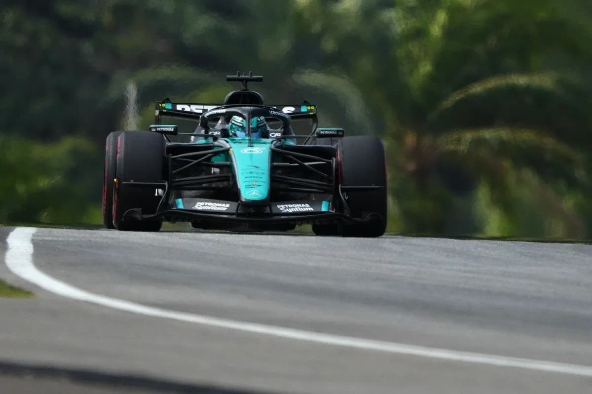 George Russell Seeks Adjustments for Mercedes F1 Car at Sepang