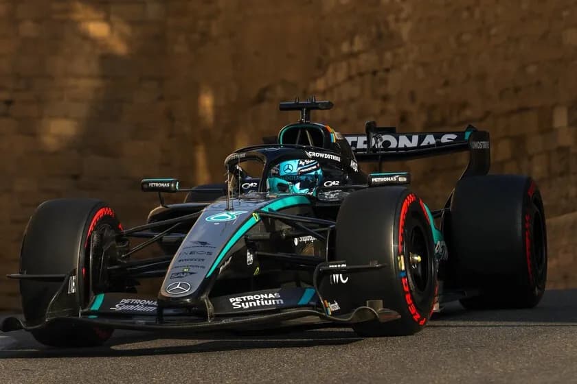 George Russell Wins Azerbaijan GP by Narrow Margin; Carlos Sainz Scores Points After Four Months