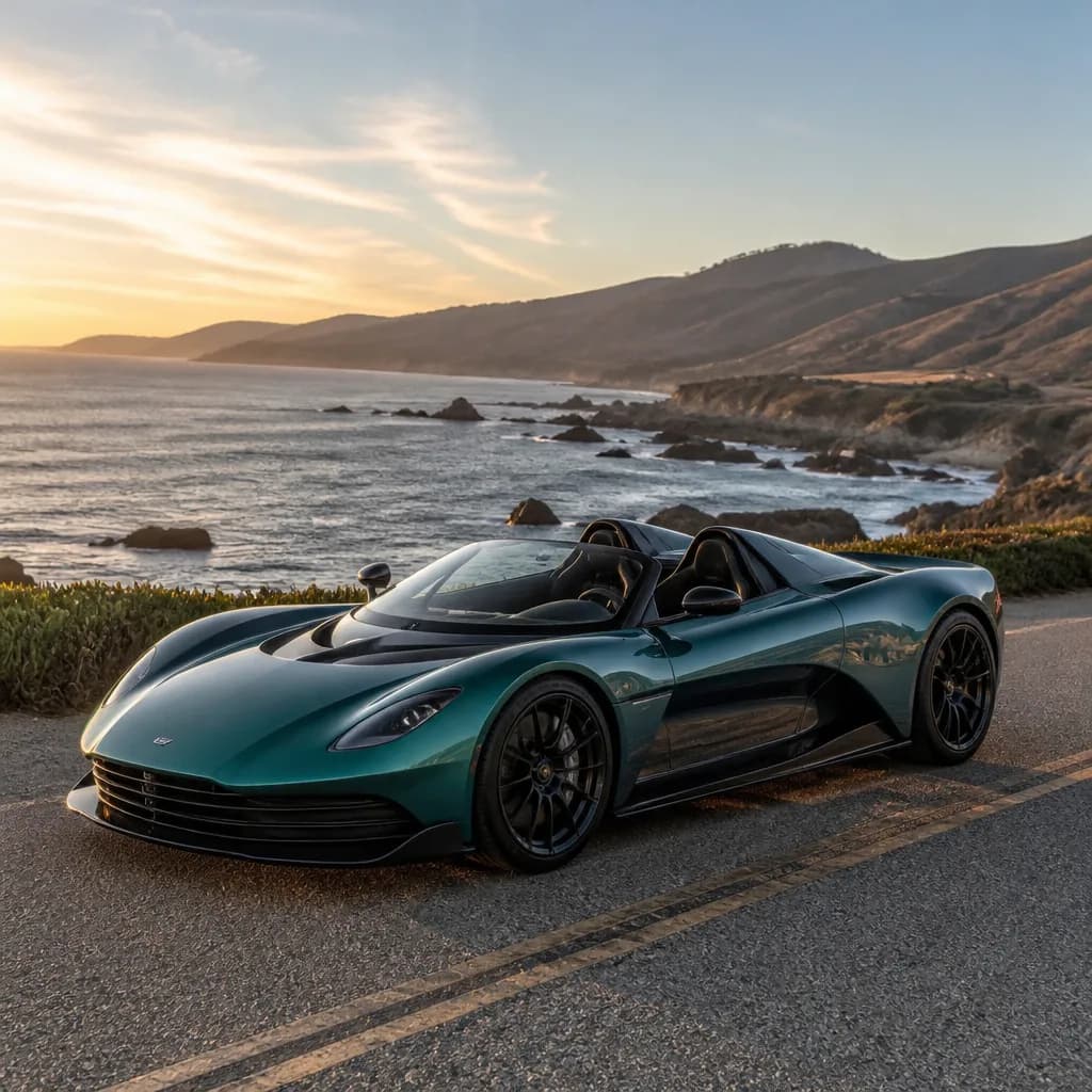Aston Martin Unveils New Valhalla Spider Supercar with 350 km/h Top Speed