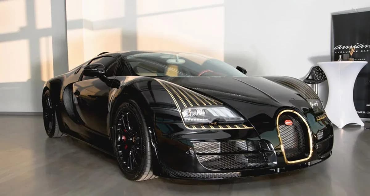 Rare Bugatti Black Bess Veyron Hits the Market