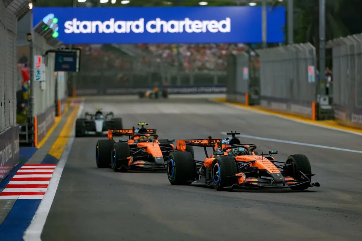 Lando Norris and Oscar Piastri Clash at Singapore GP: No Penalty Issued