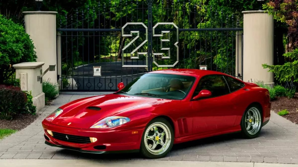 Michael Jordan's Custom Ferrari 550 Maranello Fetches $2.7 Million at Auction
