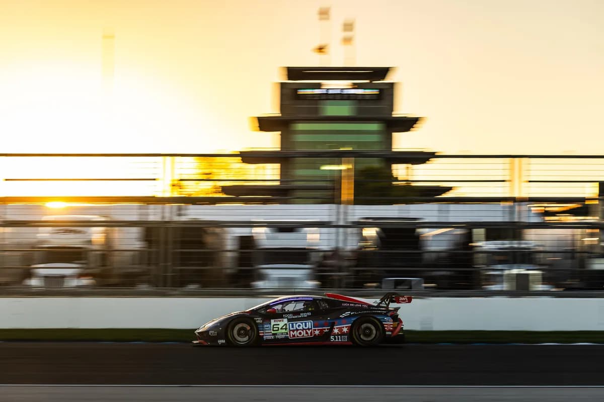 Lamborghini Leads Free Practice at Indy 8 Hour