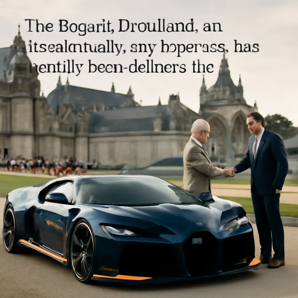 Bugatti Brouillard Entregado a Coleccionista por 20 Millones de Dólares