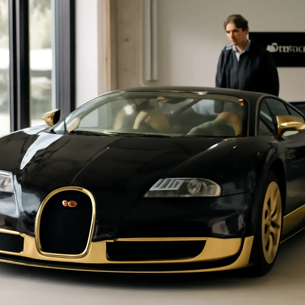 Rare Bugatti Veyron 'Black Bess' for Sale in Germany