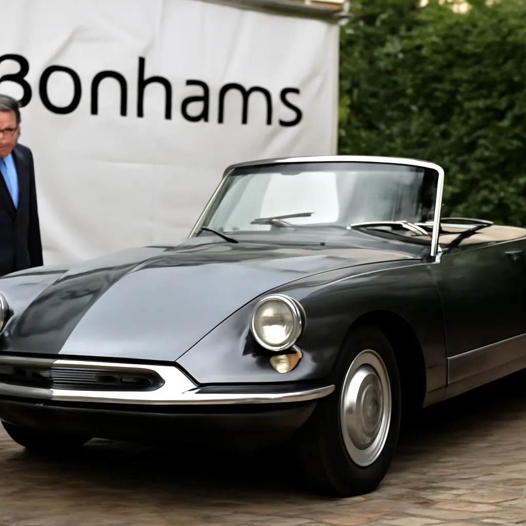 Citroën DS21 Cabriolet Expected to Fetch €200,000 at Bonhams Auction