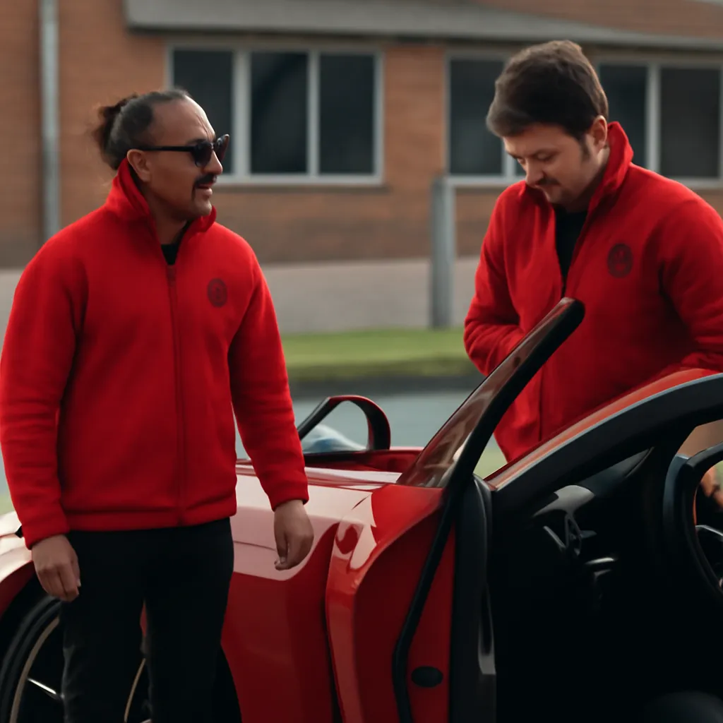 Hamilton e Leclerc Testam Ferrari 12Cilindri Manuale em Fiorano