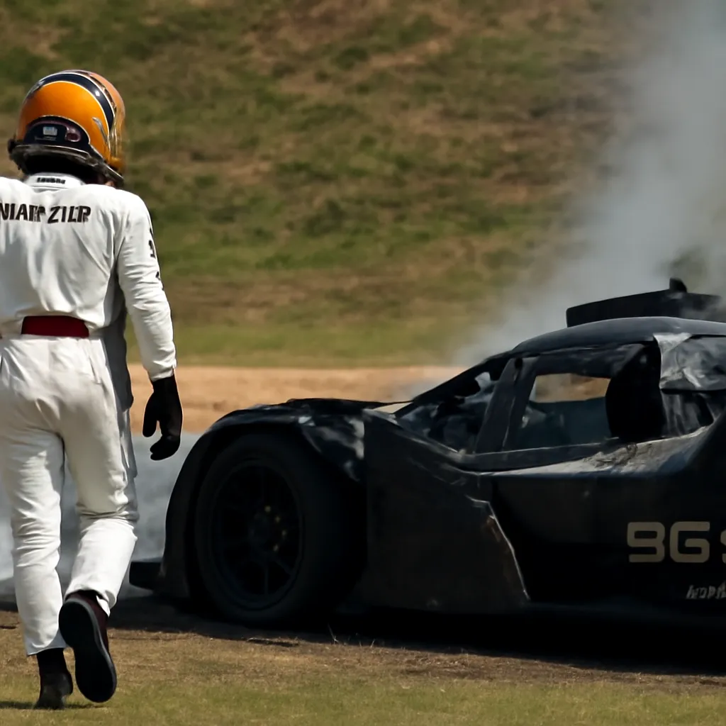 フェリペ・ナスル、ペティ・ル・マンでクラッシュしレース終了