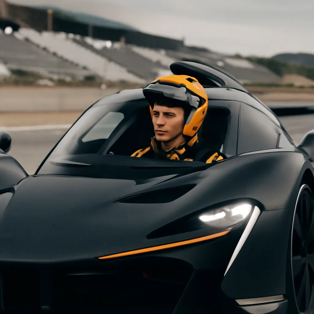 Lando Norris Tests McLaren's 2027 MCL-HY Hypercar in Portimão