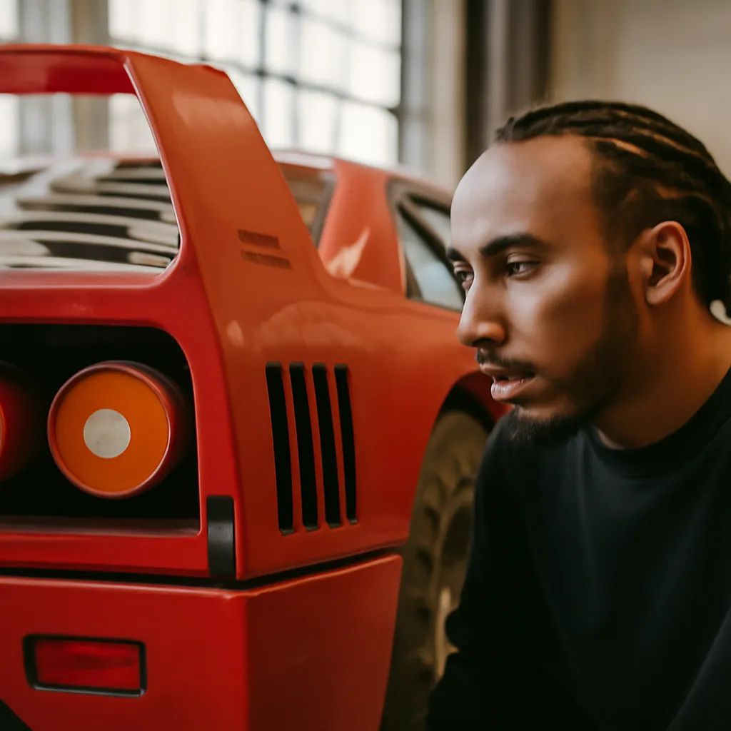 Lewis Hamilton Restores Rare 1991 Ferrari F40 with Unique History