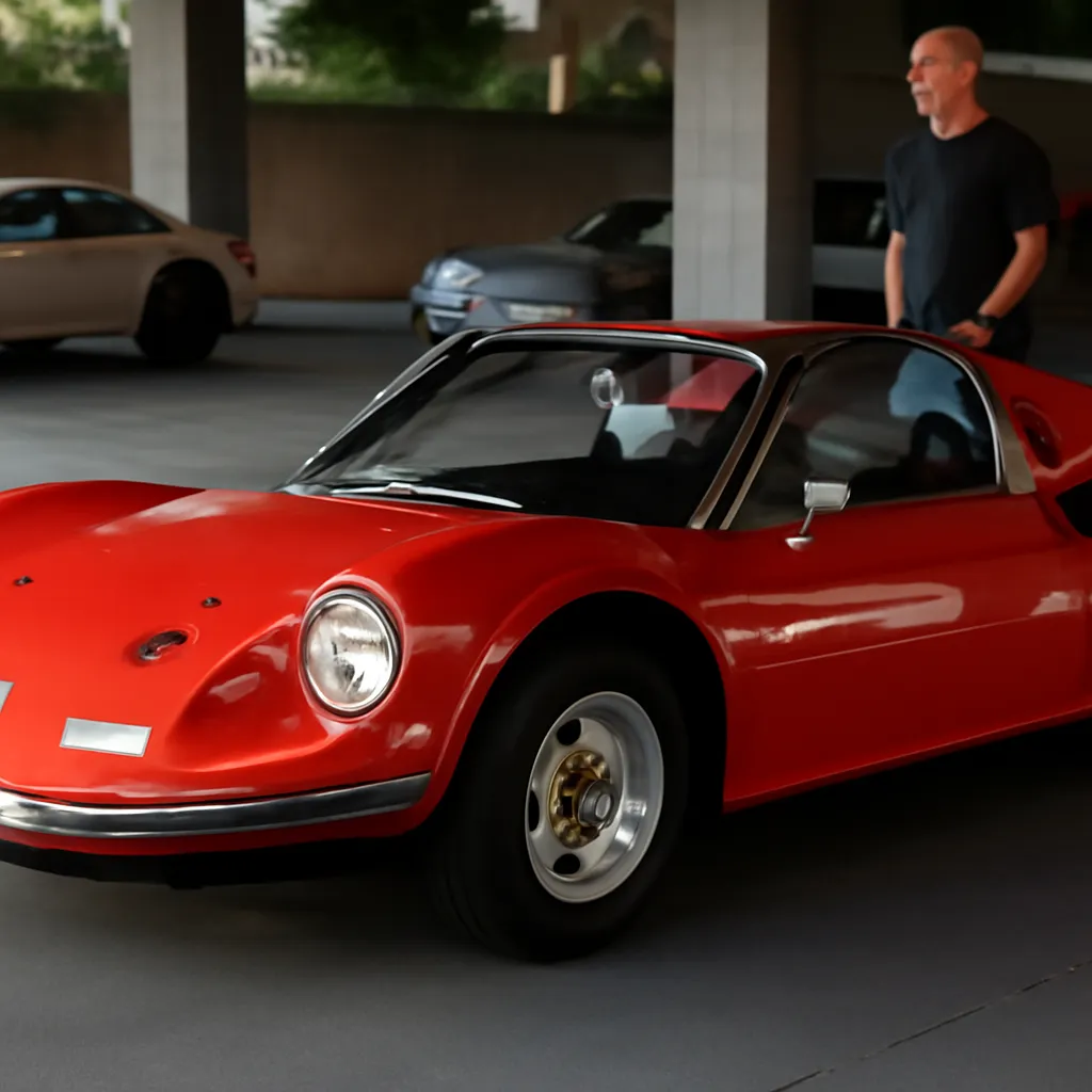 1973 Ferrari Dino 246 GTS 'Chairs & Flares' Up for Auction